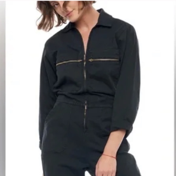 Sandrine Rose xFree People Black Zipped Jumpsuit SzM - Picture 11 of 15